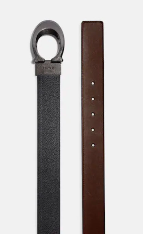 Signature Buckle Reversible Men's Belt