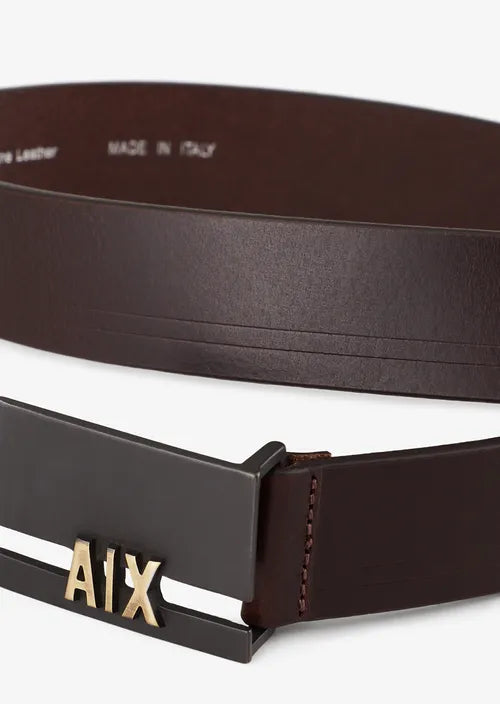 Buffalo leather belt