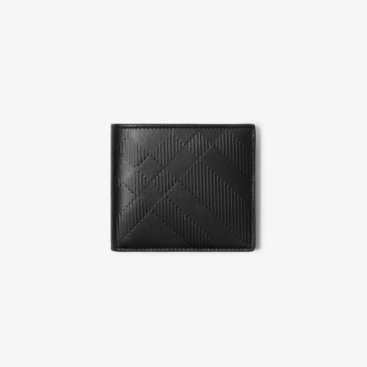 Embossed Check Bifold Wallet