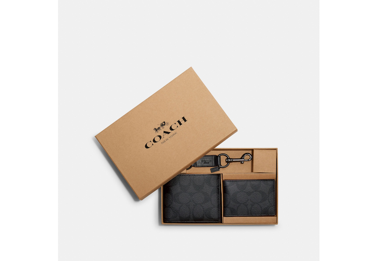 Boxed 3 In 1 Wallet Gift Set