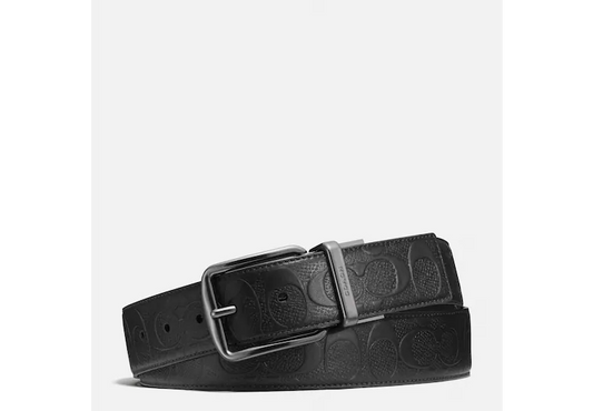 Harness Buckle Cut To Size Reversible Belt, 38 Mm