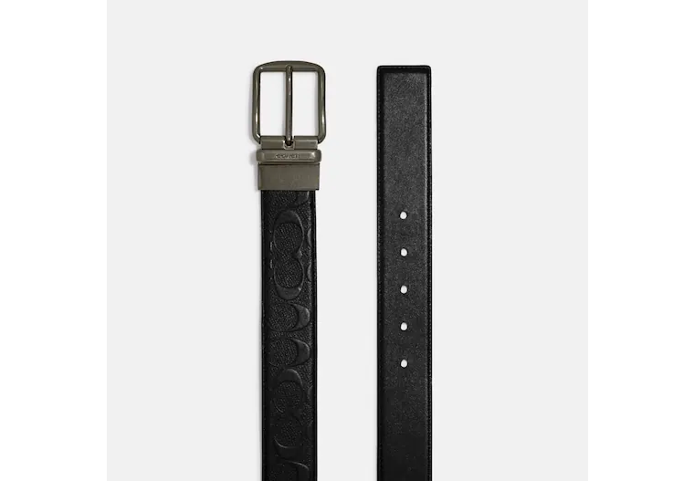 Harness Buckle Cut To Size Reversible Belt, 38 Mm