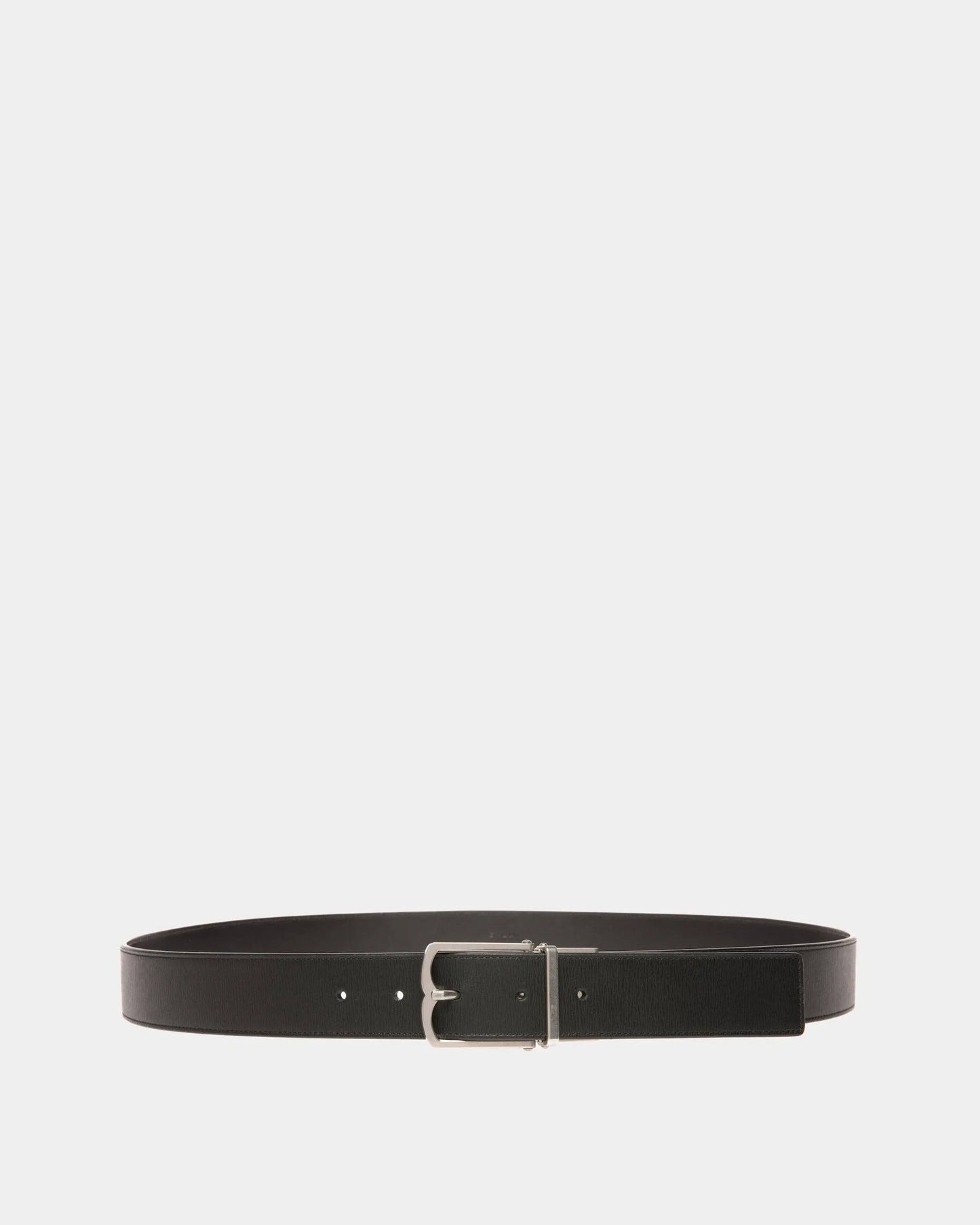 35mm Dress Belt In Black Leather