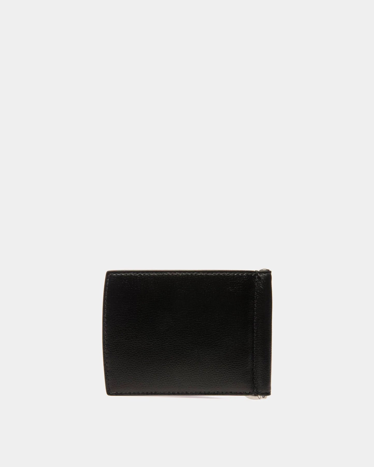 Banque Wallet In Black Leather