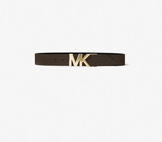 Reversible Logo and Leather Belt